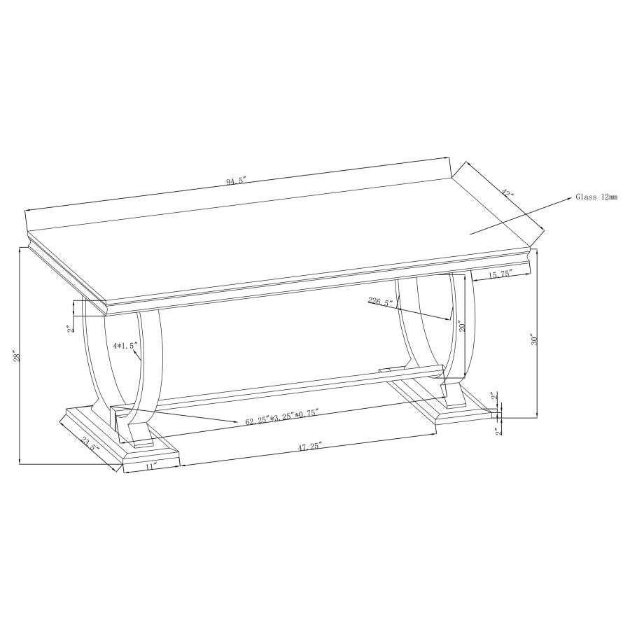 118801 Dining Table and Chairs