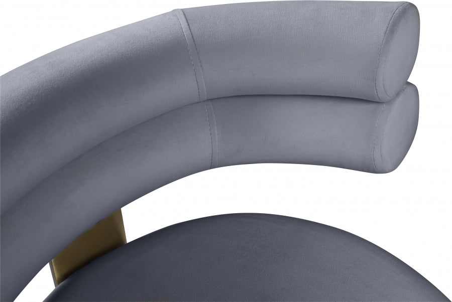 Yorztif Velvet Counter Stool