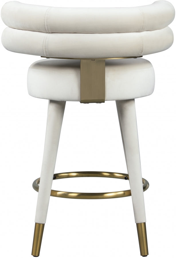 Yorztif Velvet Counter Stool