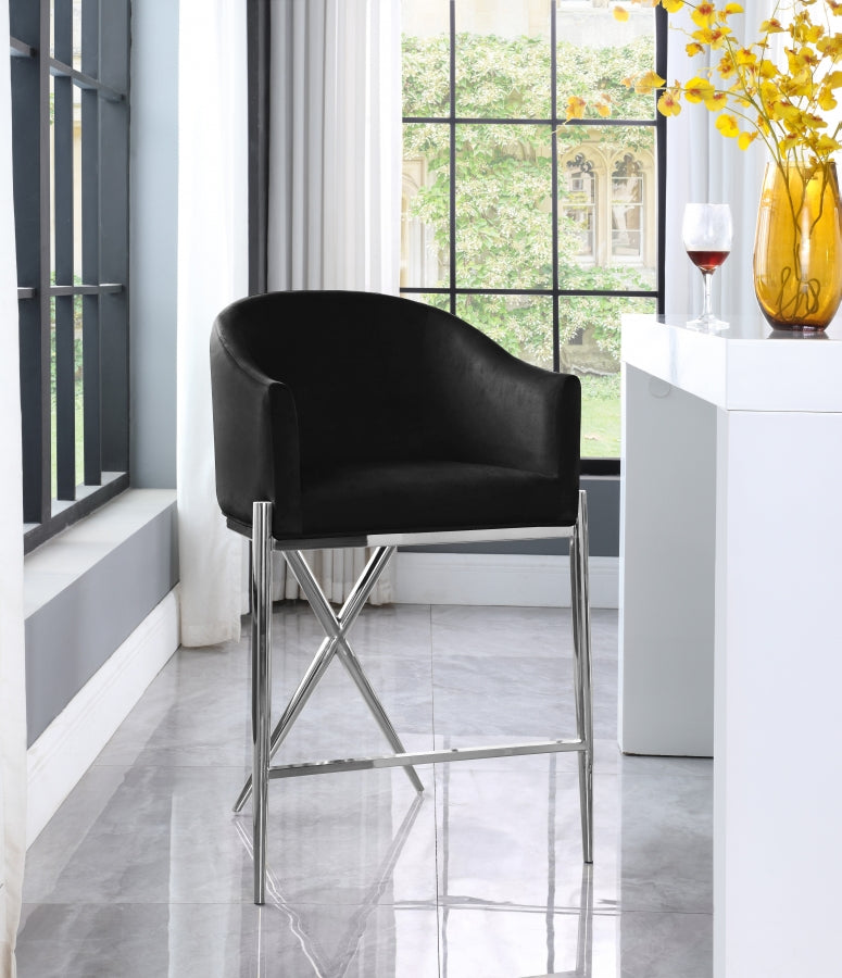 Reivax Velvet Counter Stool