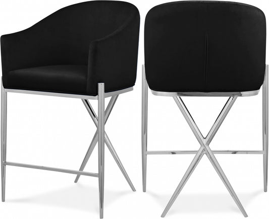 Reivax Velvet Counter Stool