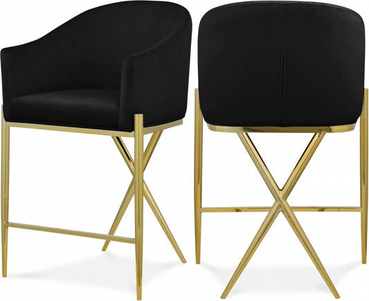 Reivax Velvet Counter Stool