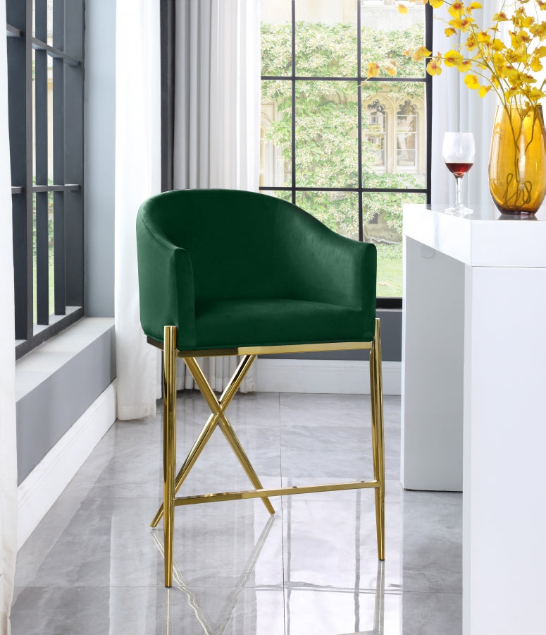 Reivax Velvet Counter Stool