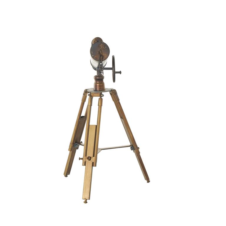Brass Metal Telescope Telescope, 17" x 11" x 18"