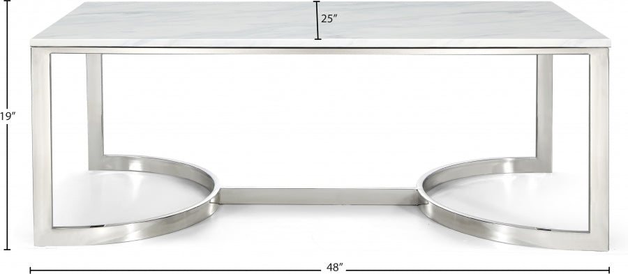 C-542 Yelpoc Chrome Coffee table