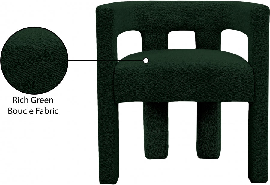 Anehta Boucle Fabric Accent | Dining Chair