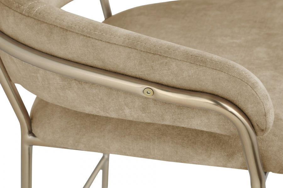 Aray Velvet Counter Stool