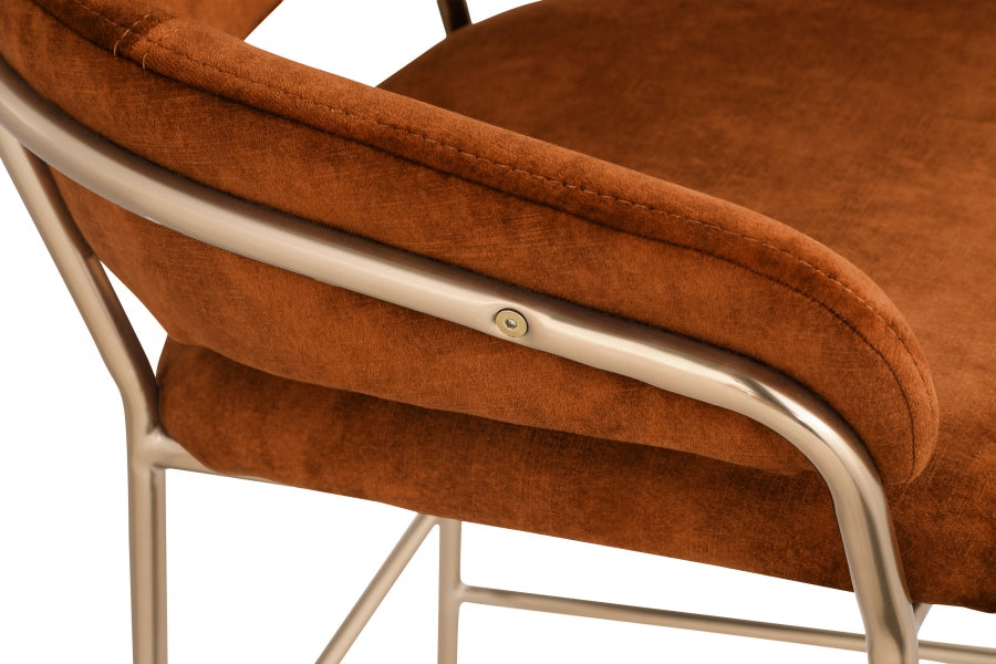 Aray Velvet Counter Stool