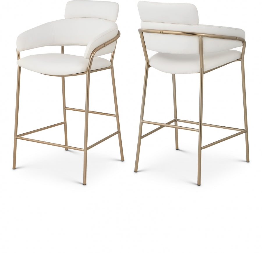 Aray Vegan Leather Counter Stool