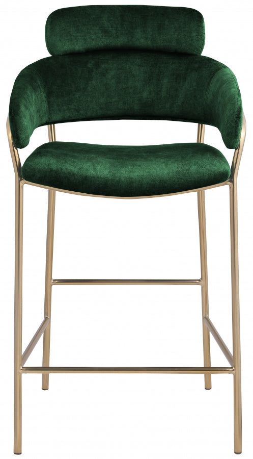 Aray Velvet Counter Stool