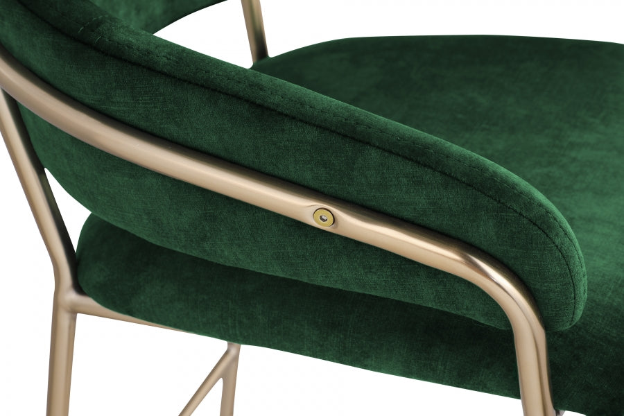 Aray Velvet Counter Stool