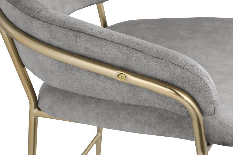 Aray Velvet Counter Stool