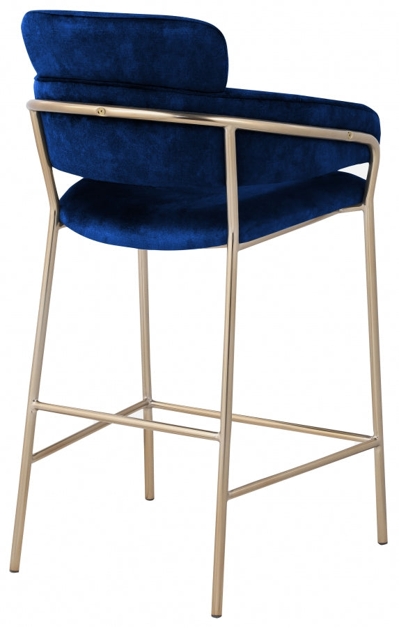 Aray Velvet Counter Stool