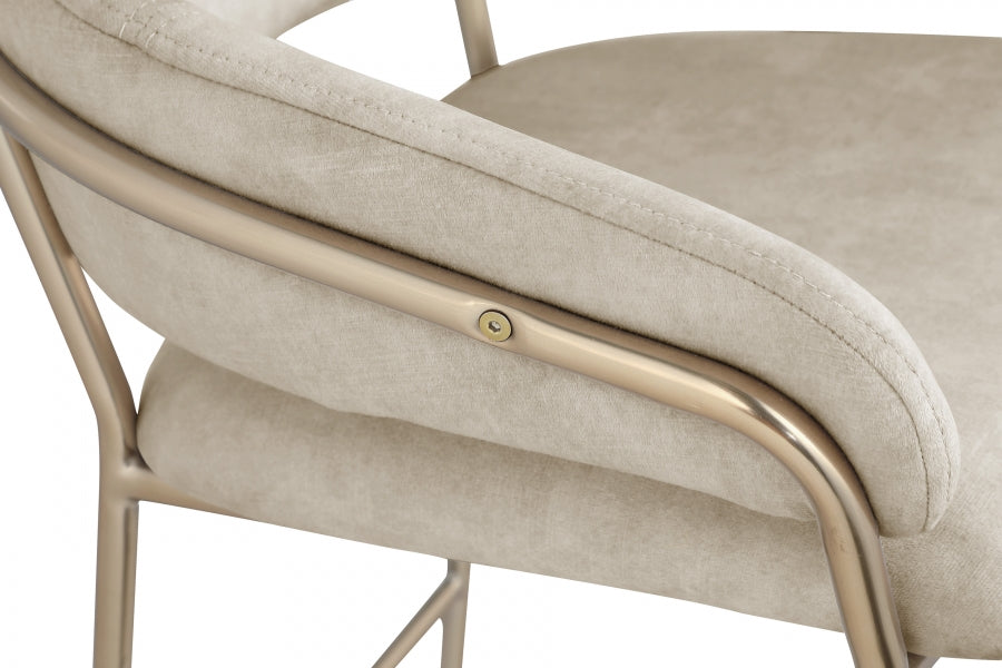 Aray Velvet Counter Stool