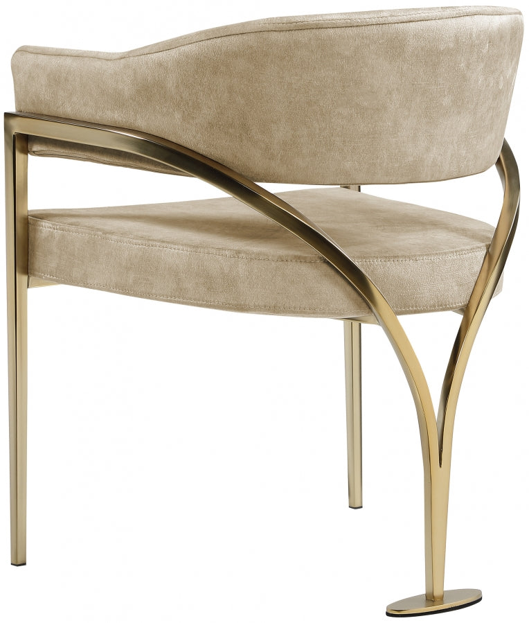 Nyledam Velvet Dining Chair