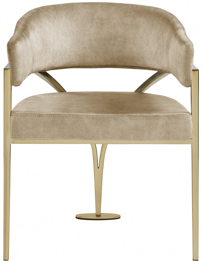 Nyledam Velvet Dining Chair
