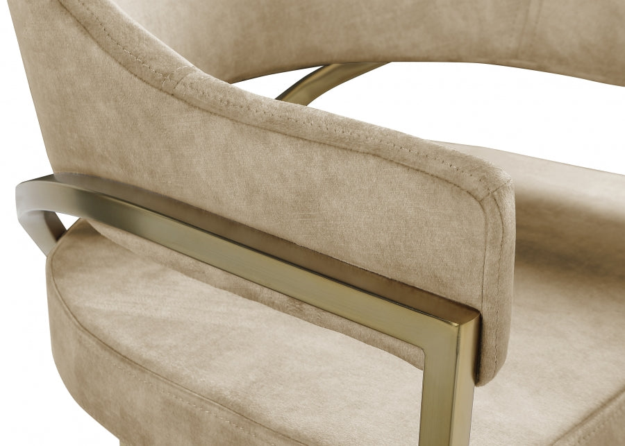 Nyledam Velvet Dining Chair