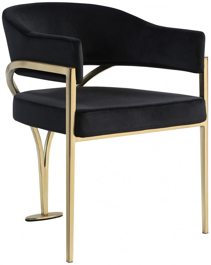 Nyledam Velvet Dining Chair