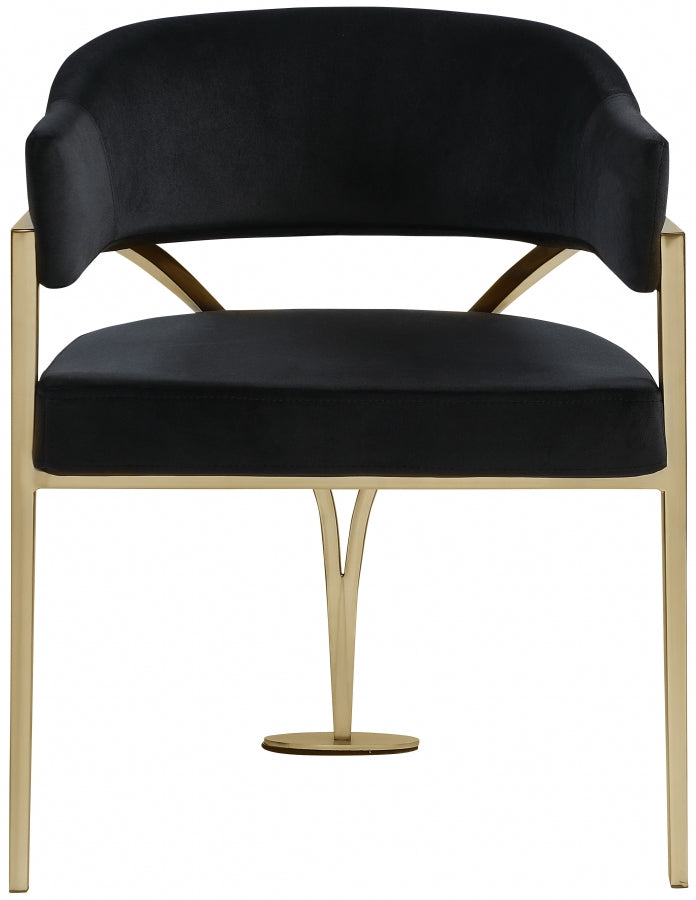Nyledam Velvet Dining Chair