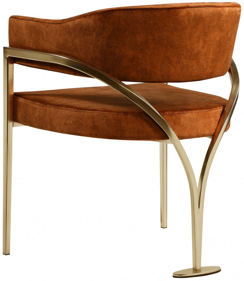 Nyledam Velvet Dining Chair