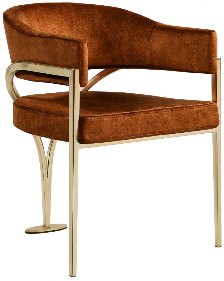 Nyledam Velvet Dining Chair