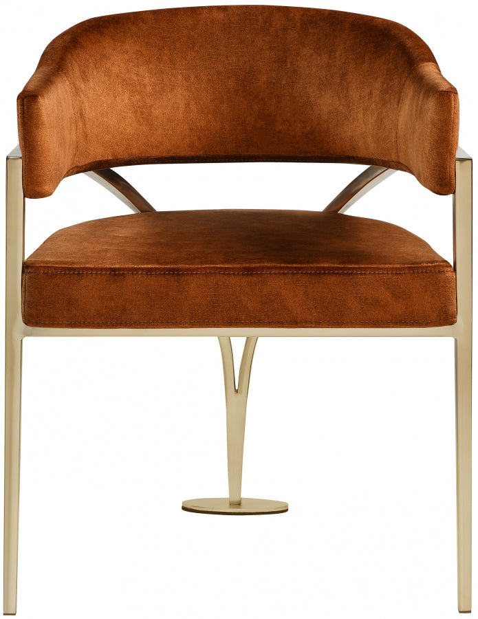 Nyledam Velvet Dining Chair
