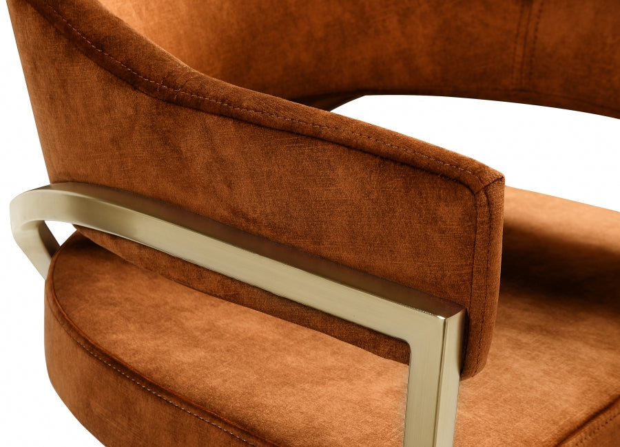 Nyledam Velvet Dining Chair