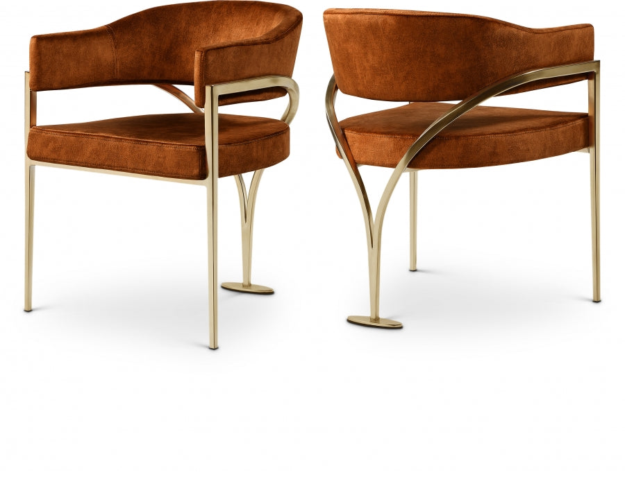 Nyledam Velvet Dining Chair