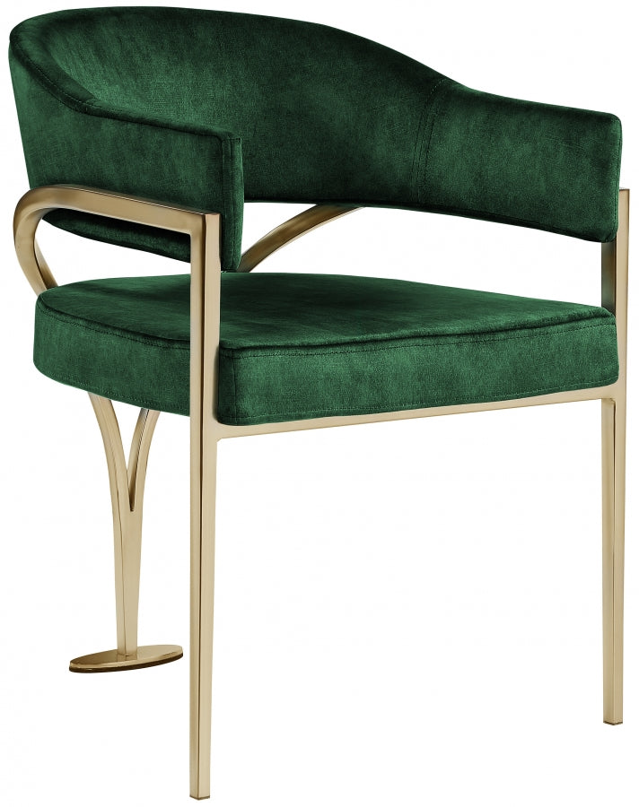Nyledam Velvet Dining Chair
