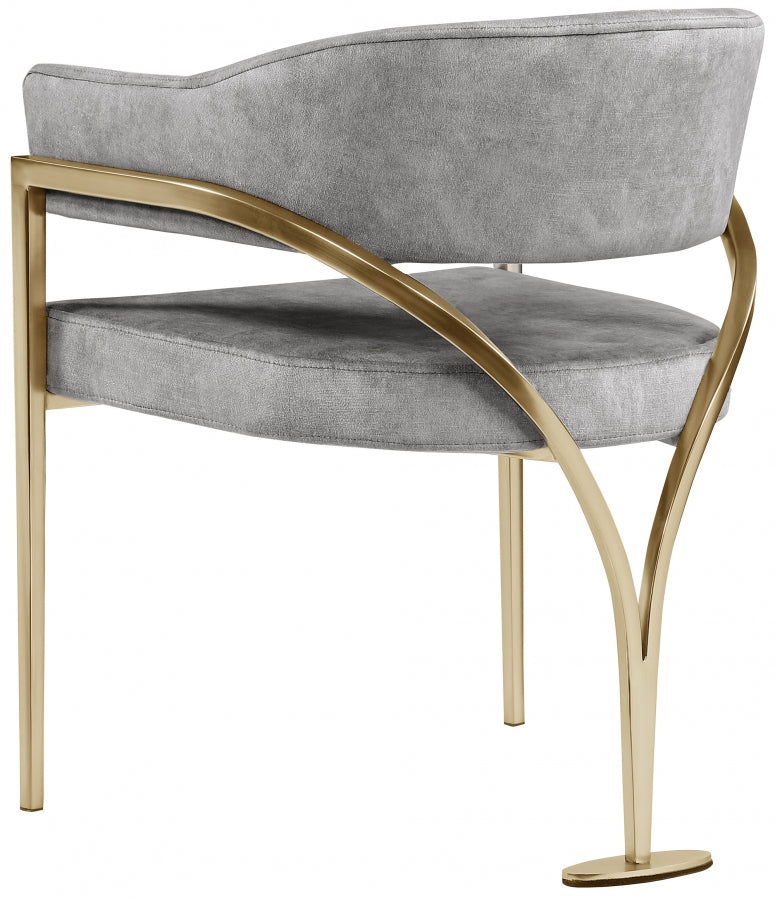 Nyledam Velvet Dining Chair