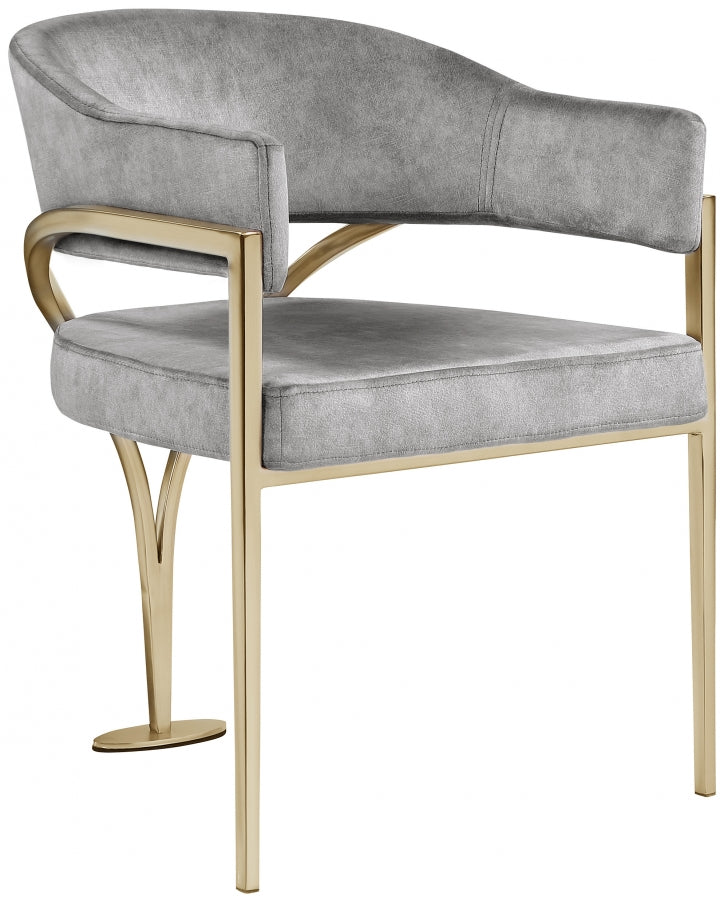 Nyledam Velvet Dining Chair