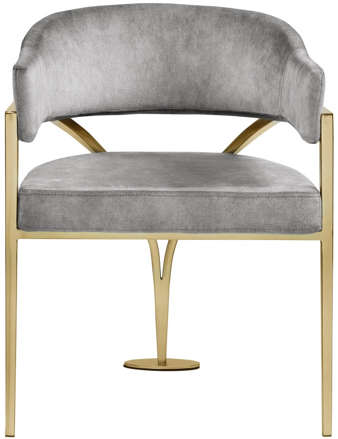 Nyledam Velvet Dining Chair