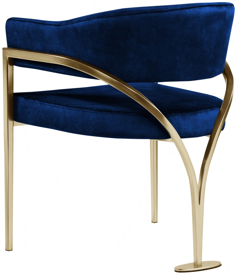 Nyledam Velvet Dining Chair