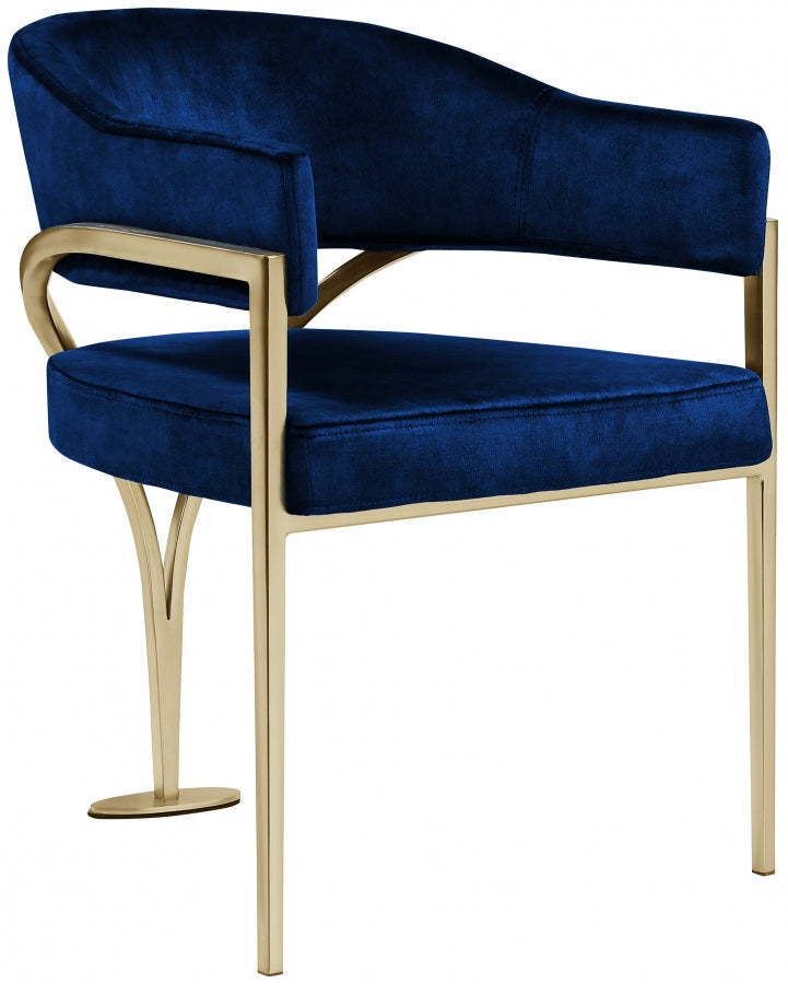 Nyledam Velvet Dining Chair
