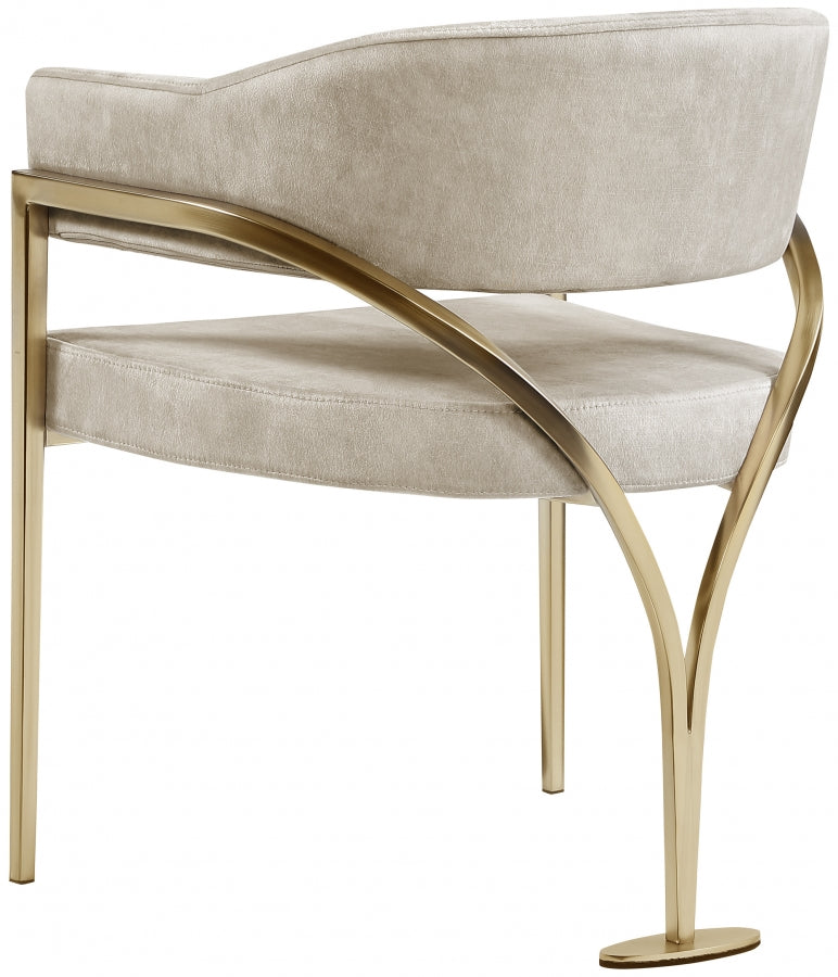 Nyledam Velvet Dining Chair