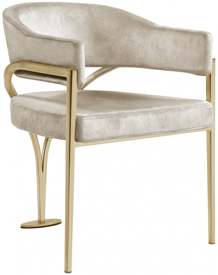 Nyledam Velvet Dining Chair