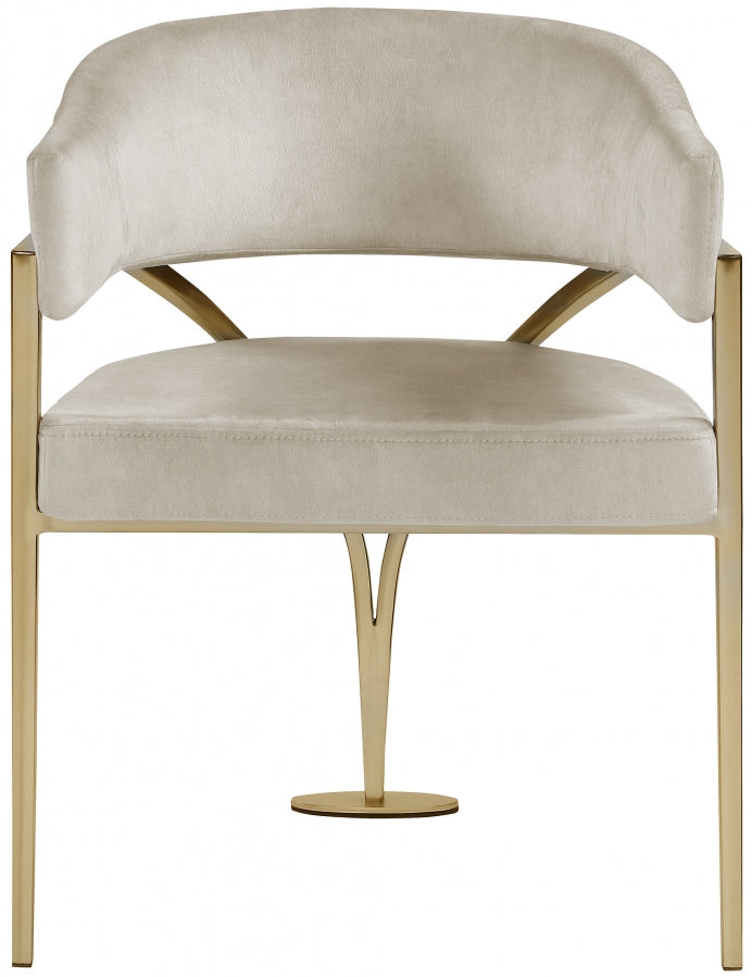 Nyledam Velvet Dining Chair