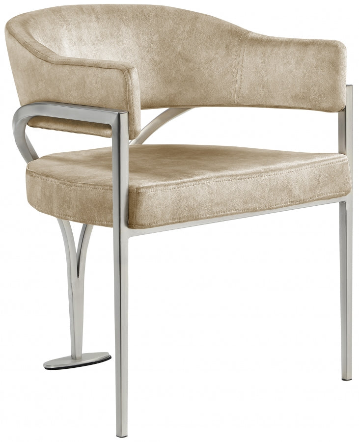 Nyledam Velvet Dining Chair