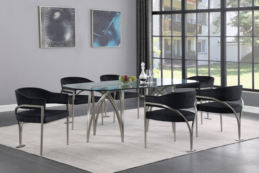 Nyledam Velvet Dining Chair