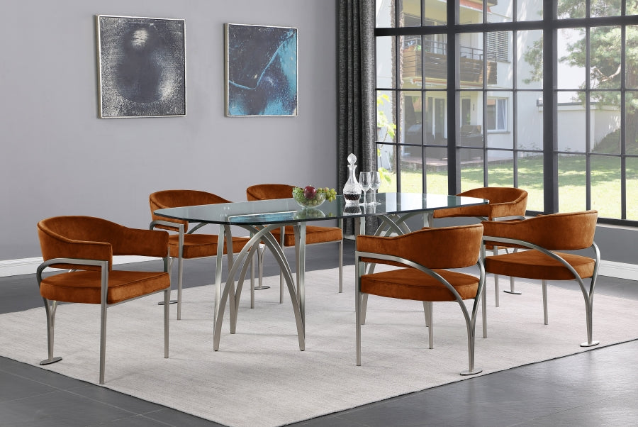 Nyledam Velvet Dining Chair