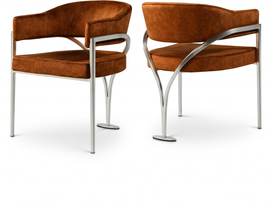 Nyledam Velvet Dining Chair