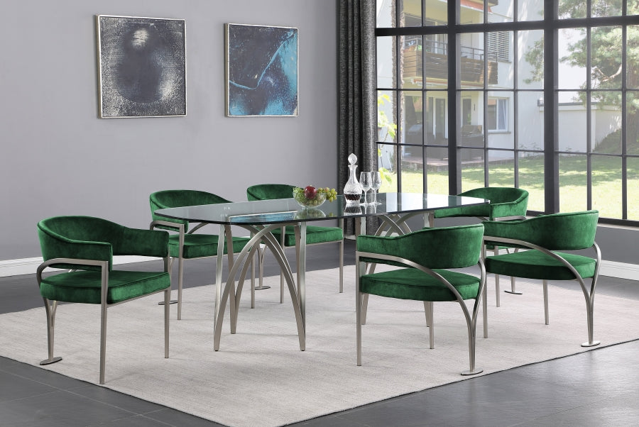 Nyledam Velvet Dining Chair