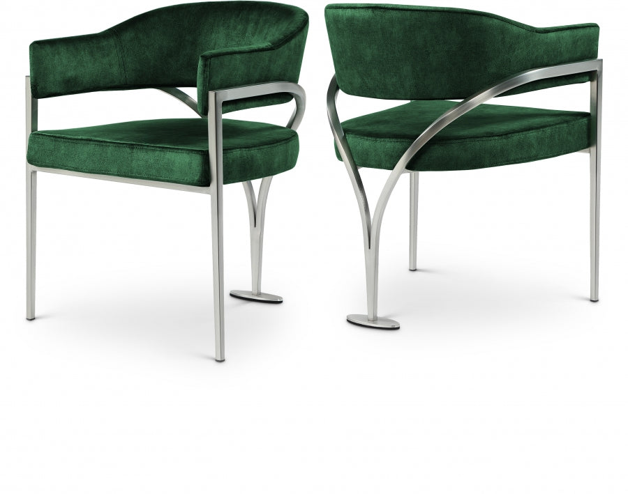Nyledam Velvet Dining Chair