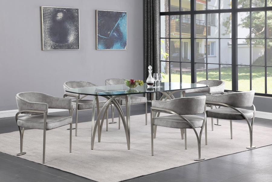 Nyledam Velvet Dining Chair