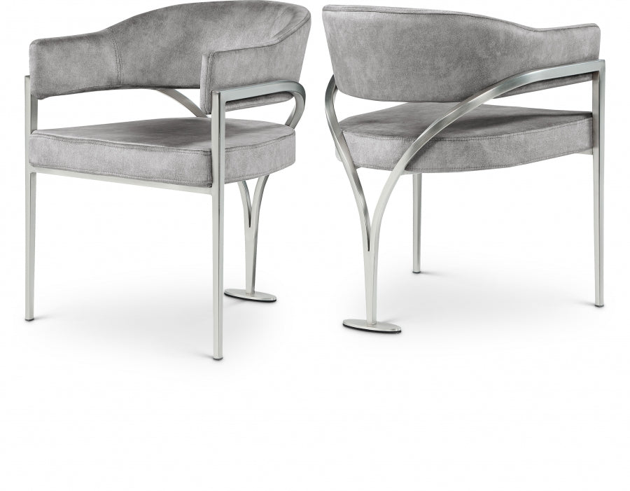 Nyledam Velvet Dining Chair