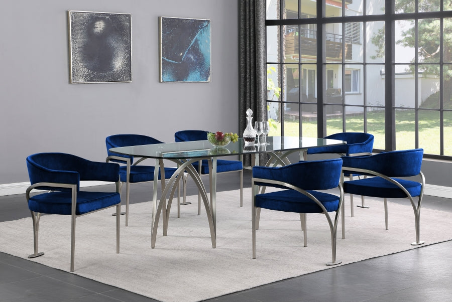 Nyledam Velvet Dining Chair