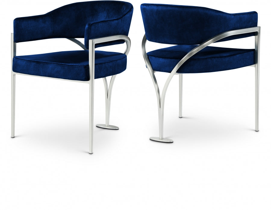 Nyledam Velvet Dining Chair