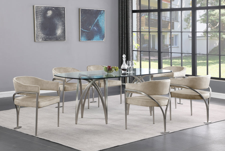 Nyledam Velvet Dining Chair