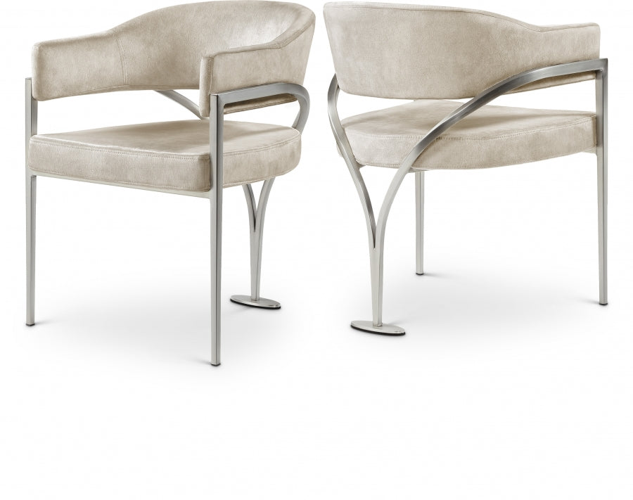 Nyledam Velvet Dining Chair