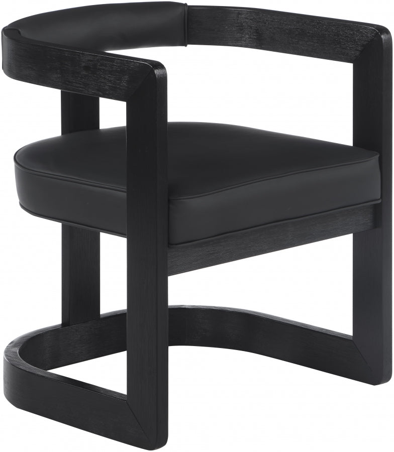 Retsehcnam Vegan Leather Dining Chair
